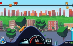 《英雄快车 英文版》- 2D像素风休闲驾驶冒险游戏 | 英文 | 休闲 | PC