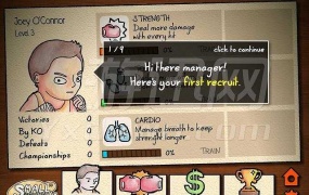 《拳击教练(Ringside Hero)》:英文版休闲养成类PC游戏