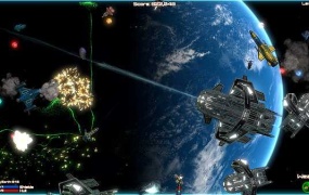 射击冲击波大爆炸英文版:太空冒险射击游戏下载