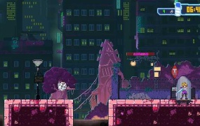 《Aeon Drive》- 横版动作冒险游戏,霓虹都市中的时空之旅