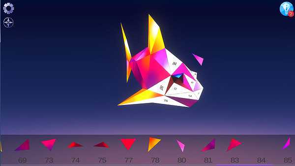 低多边形3D：数字拼图截图2